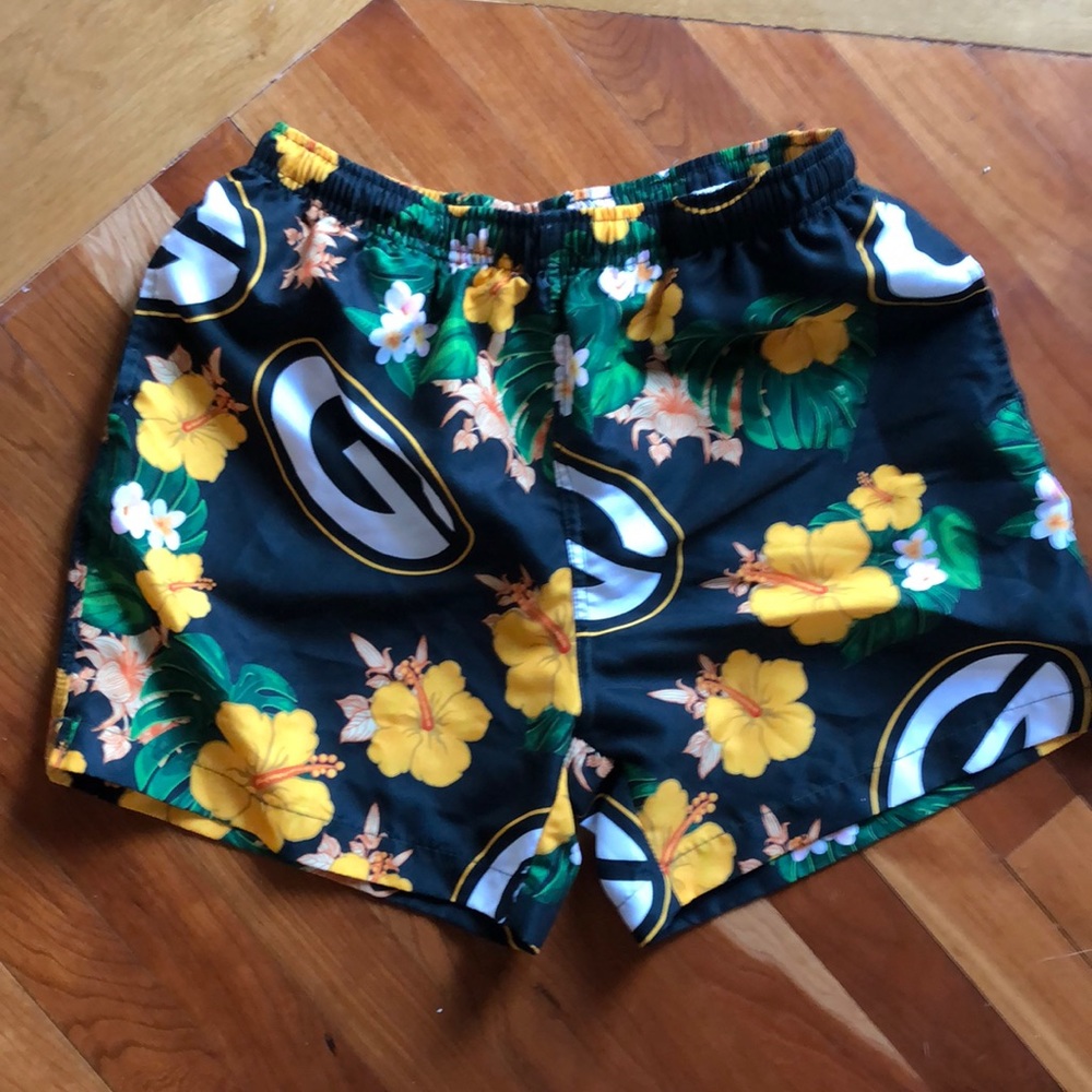 Packers swim trunks